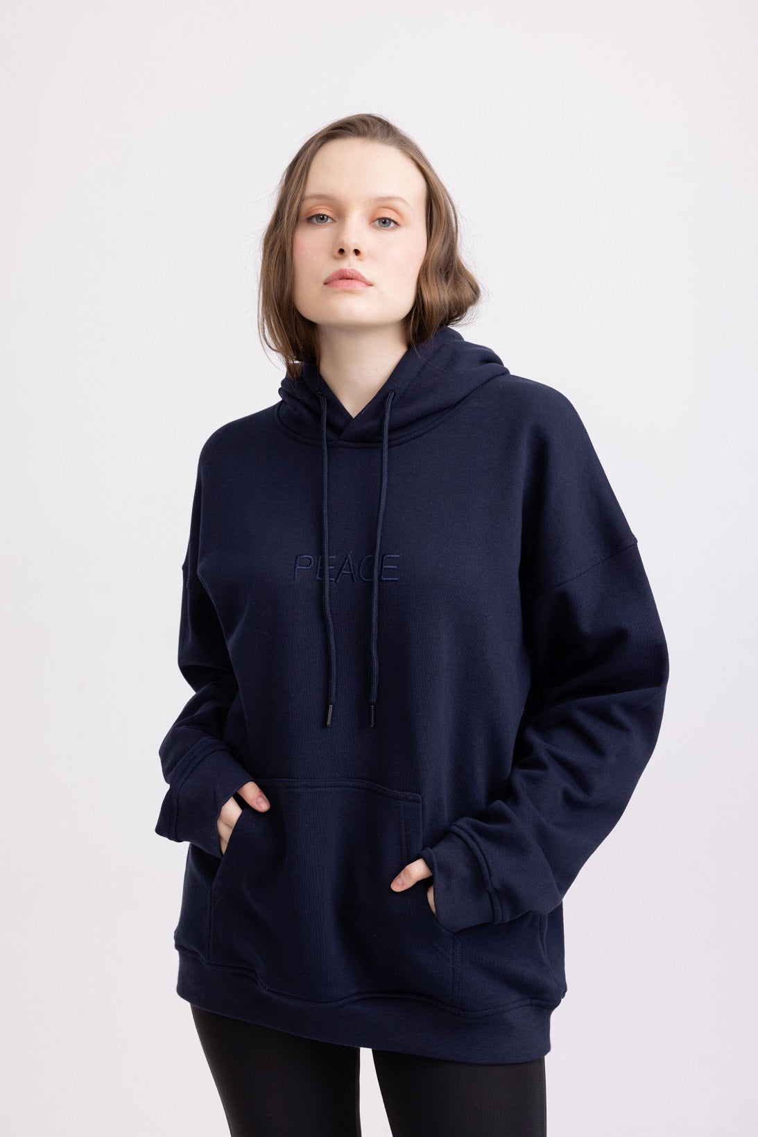 VIOCOSE Unisex Oversized Embroidery Hoodie