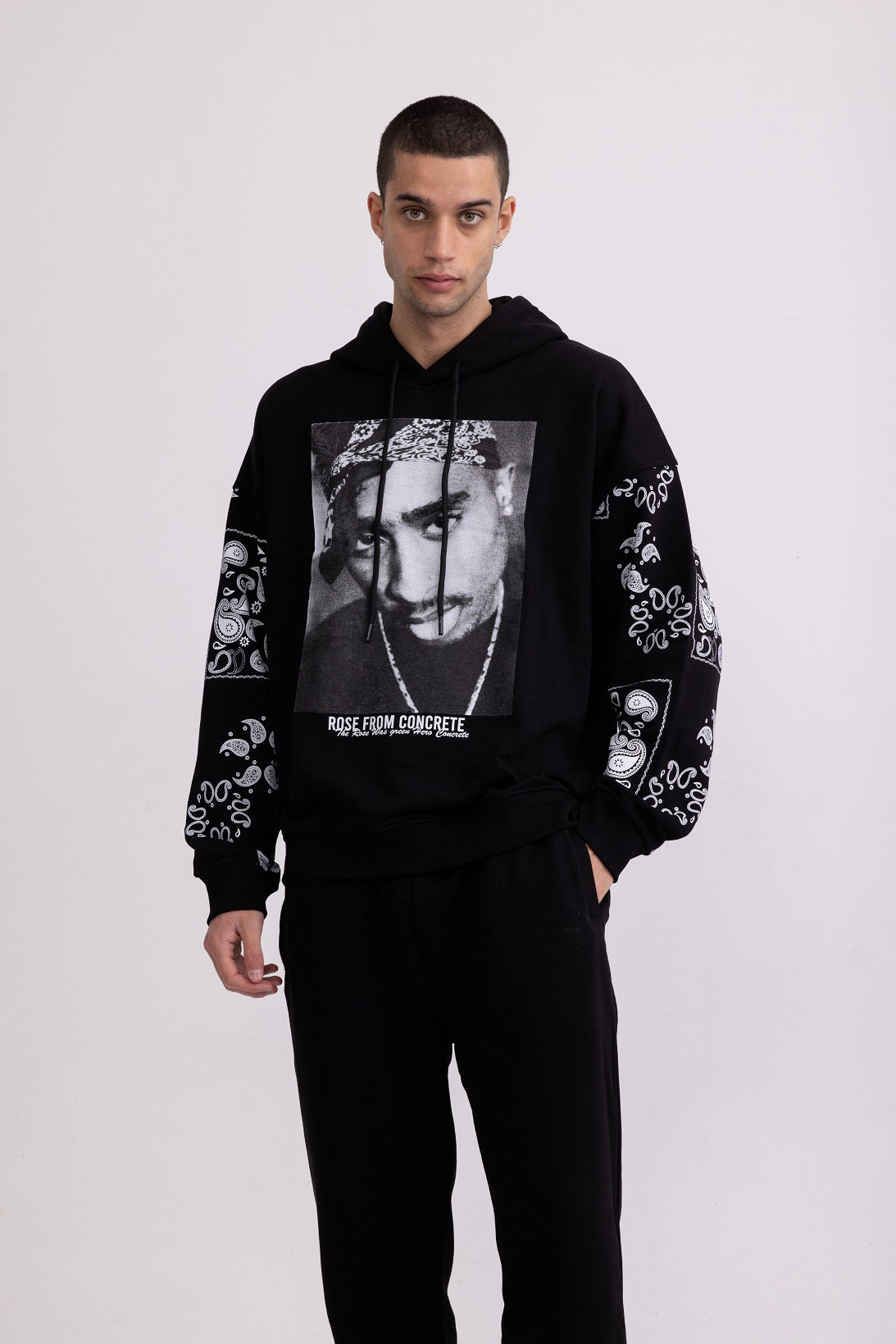 VIOCOSE Unisex Oversized Embroidery Hoodie